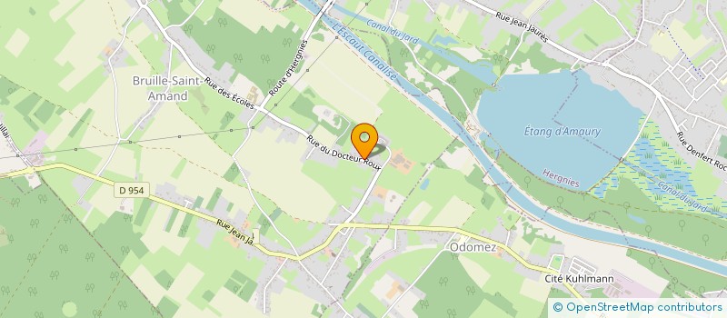 localisation de l'entreprise SCI DE L'ETANG  BRUILLE-SAINT-AMAND