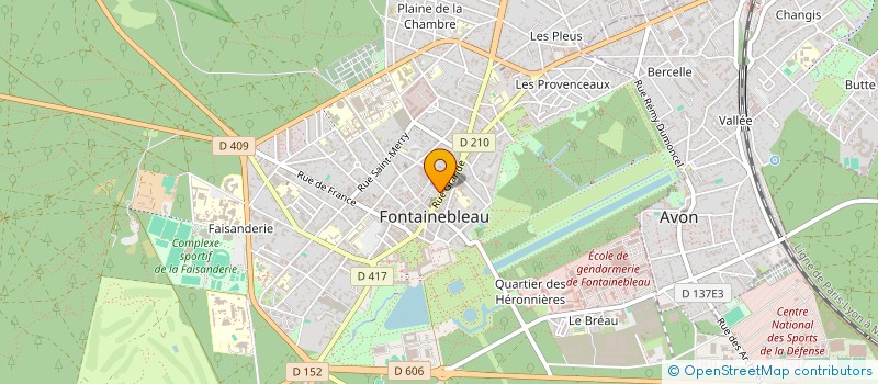 localisation de l'entreprise SCI DE L'ETANG à FONTAINEBLEAU
