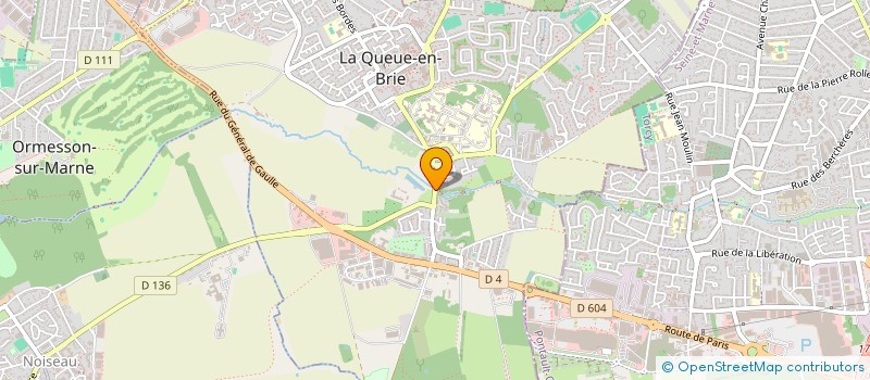 localisation de l'entreprise SCI DE L'ETANG  LA QUEUE-EN-BRIE