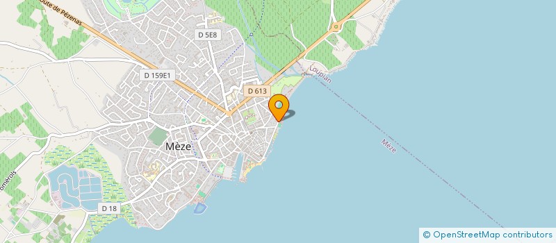 localisation de l'entreprise SCI DE L'ETANG à MEZE