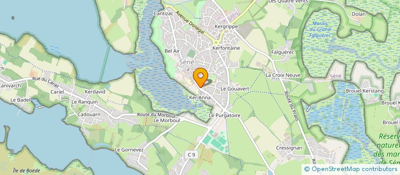 localisation de l'entreprise SCI DE L ETANG à SENE
