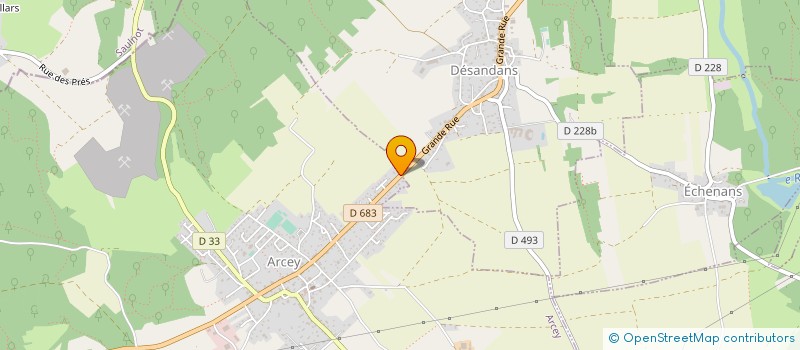 localisation de l'entreprise SCI DE L'ETANG  ARCEY