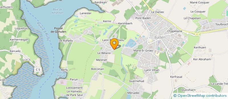 localisation de l'entreprise SCI DE L'ETANG  BADEN