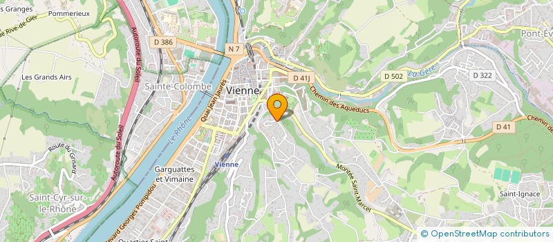 localisation de l'entreprise SCI DE L'ETANG  VIENNE