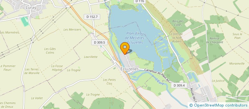 localisation de l'entreprise SCI DE L'ETANG à ECLUZELLES