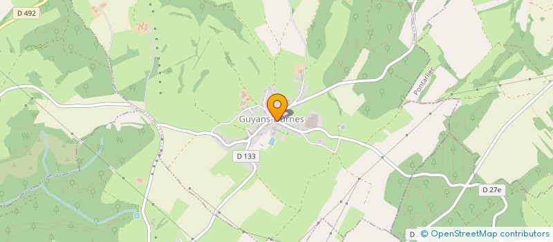 localisation de l'entreprise SCI DE L'ETANG  GUYANS-DURNES