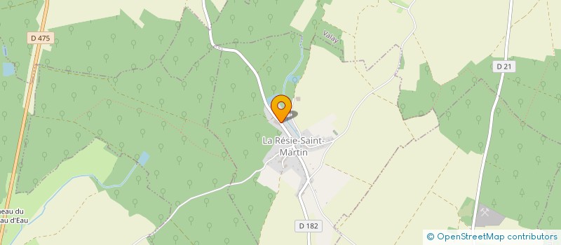 localisation de l'entreprise SCI DE L'ETANG  LA RESIE-SAINT-MARTIN