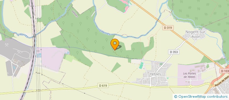 localisation de l'entreprise SCI DE L'ETANG  YEBLES