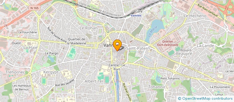 localisation de l'entreprise SCI DE L'ETANG à VANNES