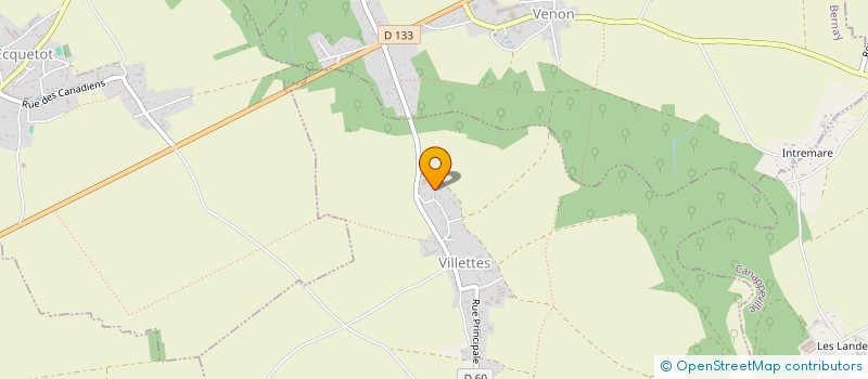 localisation de l'entreprise SCI DE L'ETANG  VILLETTES