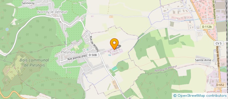 localisation de l'entreprise SCI DE L'ETANG  PLESNOIS