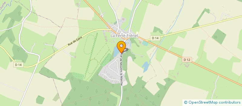 localisation de l'entreprise SCI DE L'ETANG BLEU à LA FERTE-EN-OUCHE