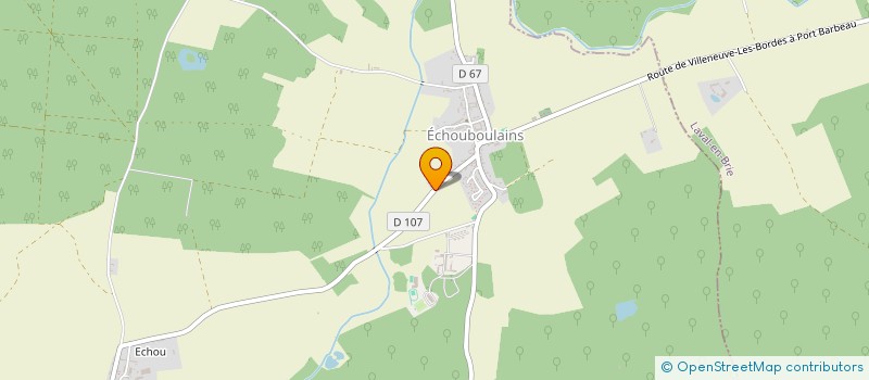 localisation de l'entreprise SCI DE L'ETANG D'ECHOU  ECHOUBOULAINS