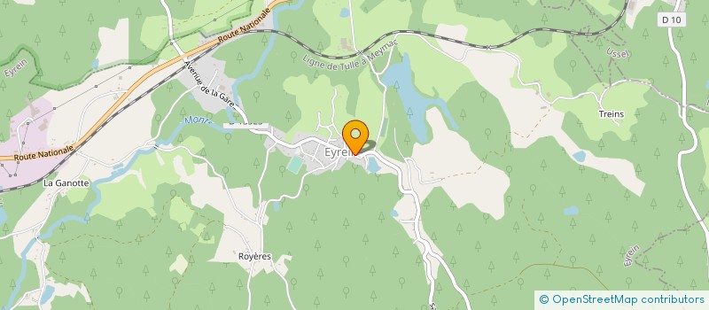 localisation de l'entreprise SCI DE L'ETANG DE CHABRIERE à EYREIN