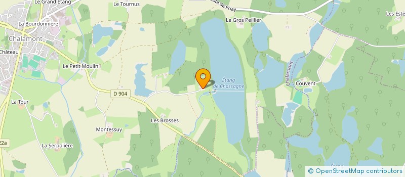 localisation de l'entreprise SCI DE L ETANG DE CHASSAGNE à CHALAMONT