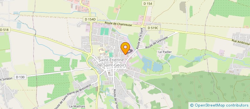 localisation de l'entreprise SCI DE L ETANG DE JONACHERE  SAINT-ETIENNE-DE-SAINT-GEOIRS