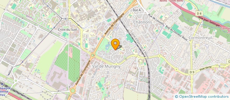 localisation de l'entreprise SCI DE L ETANG DE LA CROIX MAROTTE  REIMS