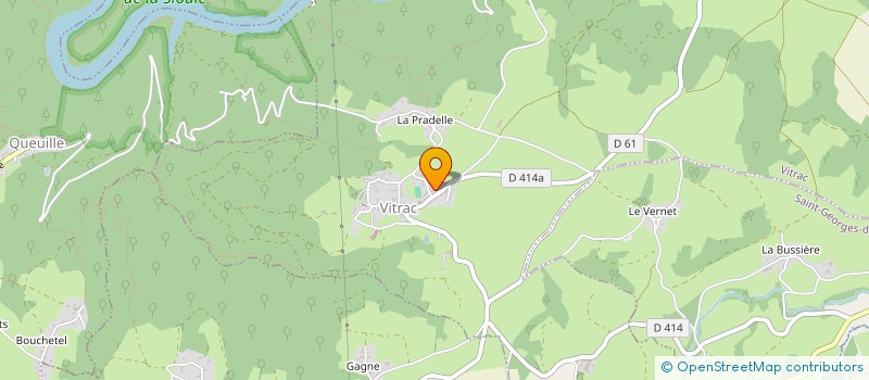 localisation de l'entreprise SCI DE L'ETANG DE LA FAYE BASSE  LOUBEYRAT