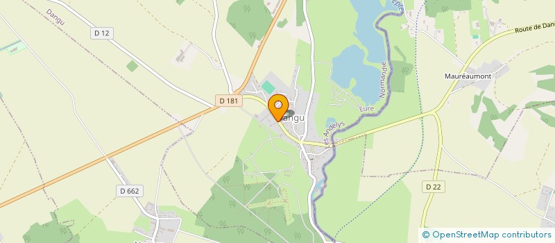 localisation de l'entreprise SCI DE L ETANG DE LA GRUE  DANGU