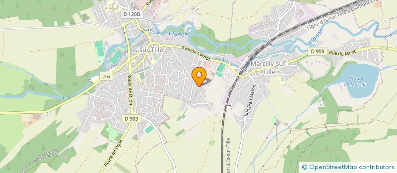 localisation de l'entreprise SCI DE L ETANG DE MARCILLY SUR TILLE  GEMEAUX