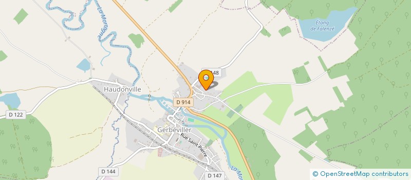 localisation de l'entreprise SCI DE L ETANG DE PHALANSEY à GERBEVILLER