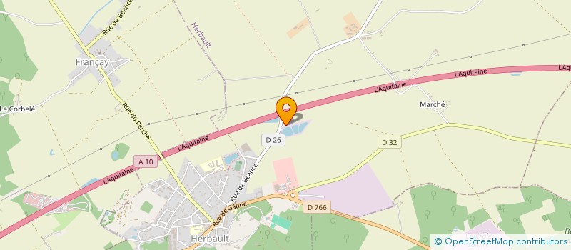 localisation de l'entreprise SCI DE L'ETANG DE RONDEAU  HERBAULT