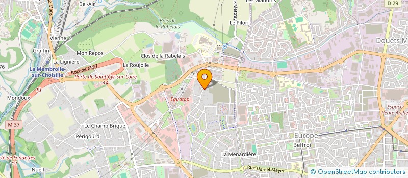 localisation de l'entreprise SCI DE L'ETANG DE SAINT MARS à SAINT-CYR-SUR-LOIRE