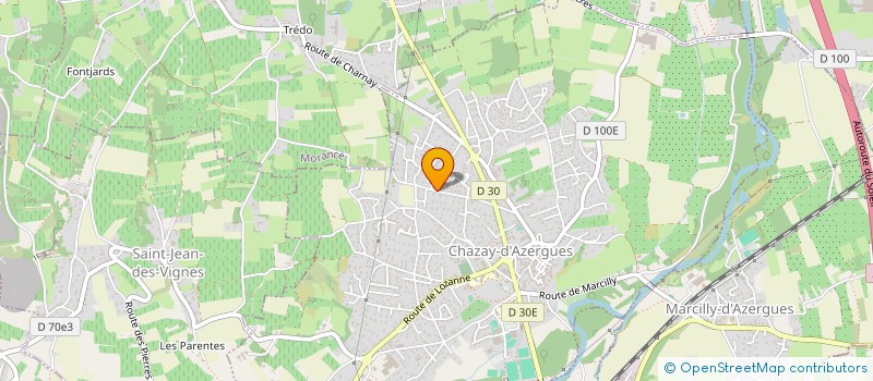 localisation de l'entreprise SCI DE L'ETANG DE SALOUP  CHAZAY-D'AZERGUES