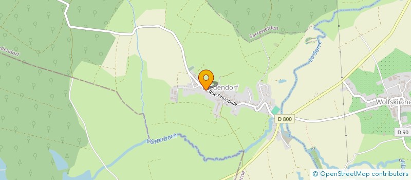 localisation de l'entreprise SCI DE L ETANG DU COMTE  DIEDENDORF