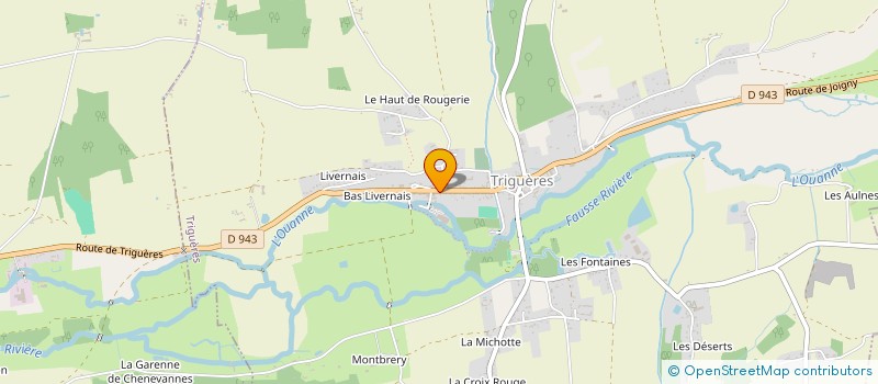 localisation de l'entreprise SCI DE L ETANG DU GRAND BOIS à TRIGUERES