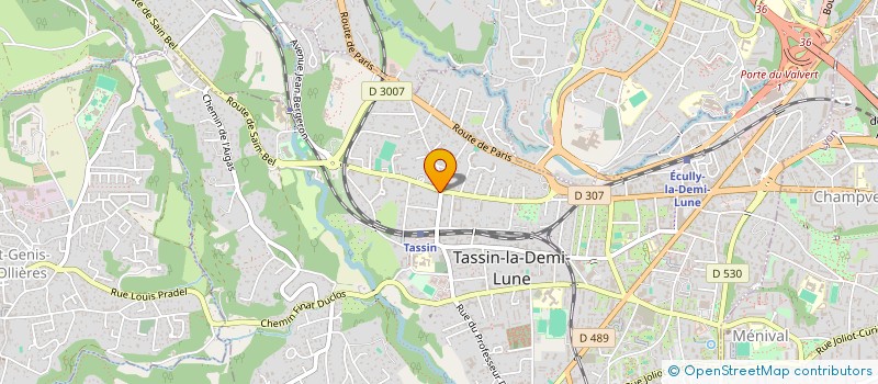 localisation de l'entreprise SCI DE L'ETANG DU GUILLAUD  TASSIN-LA-DEMI-LUNE