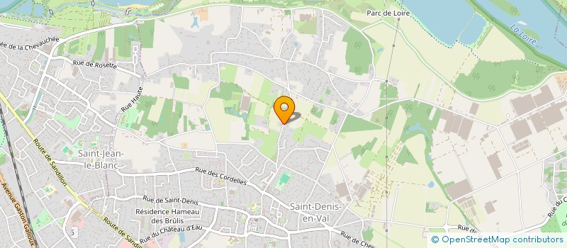 localisation de l'entreprise SCI DE L'ETANG DU MONT à SAINT-DENIS-EN-VAL