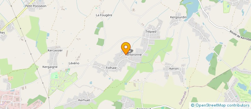 localisation de l'entreprise SCI DE L'ETANG DU MOULIN  GUERANDE