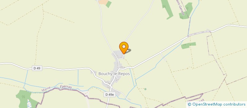 localisation de l'entreprise SCI DE L'ETANG DU MOULIN  BOUCHY-SAINT-GENEST