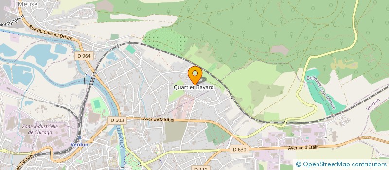 localisation de l'entreprise SCI DE L'ETANG DU WAMEAU à BELLEVILLE-SUR-MEUSE
