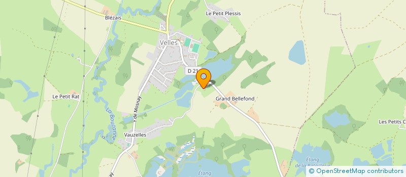 localisation de l'entreprise SCI DE L'ETANG LAJONC à VELLES