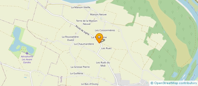 localisation de l'entreprise SCI DE L ETANG NEUF à GUILLY
