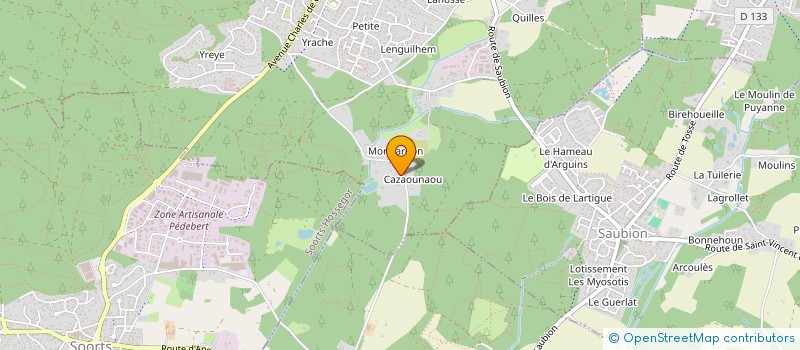 localisation de l'entreprise SCI DE L ETANG NOIR  SEIGNOSSE