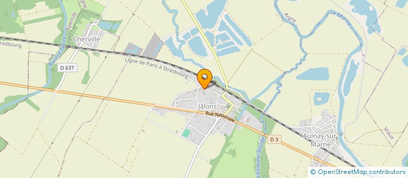 localisation de l'entreprise SCI DE L'ETANG ROSIER  JALONS