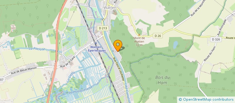 localisation de l'entreprise SCI DE L ETANG SAUVAGE  WATTEN