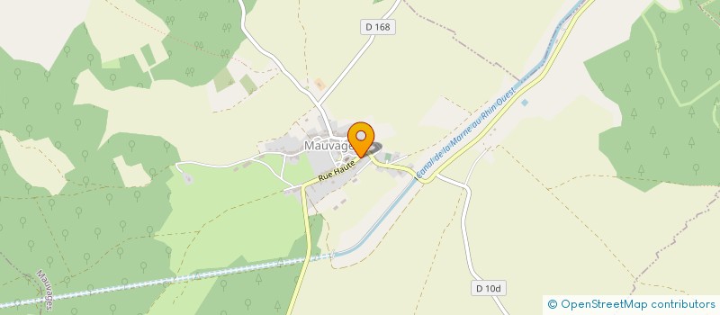 localisation de l'entreprise SCI DE L ETANG ST CHRISTOPHE à MAUVAGES