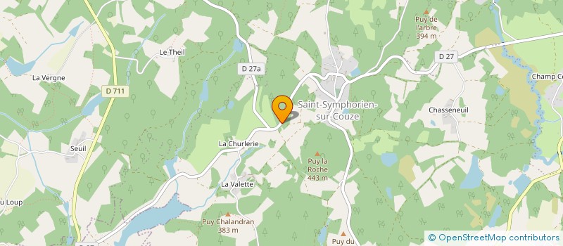 localisation de l'entreprise SCI DE L ETANT DE PUYMENIER à COMPREIGNAC