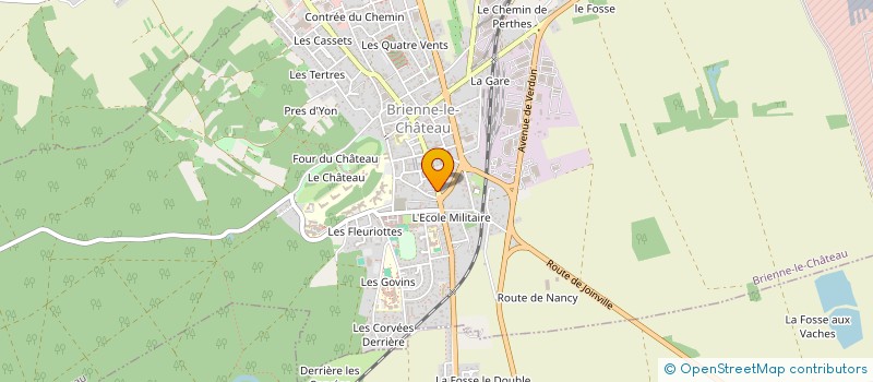 localisation de l'entreprise SCI DE L'ETAPE à BRIENNE-LE-CHATEAU