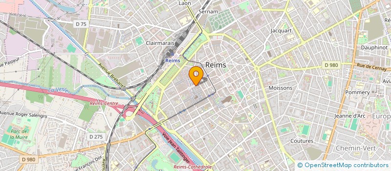 localisation de l'entreprise SCI DE L'ETAPE  REIMS