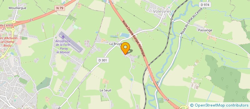 localisation de l'entreprise SCI DE L'ETERNEL RETOUR  VOLESVRES