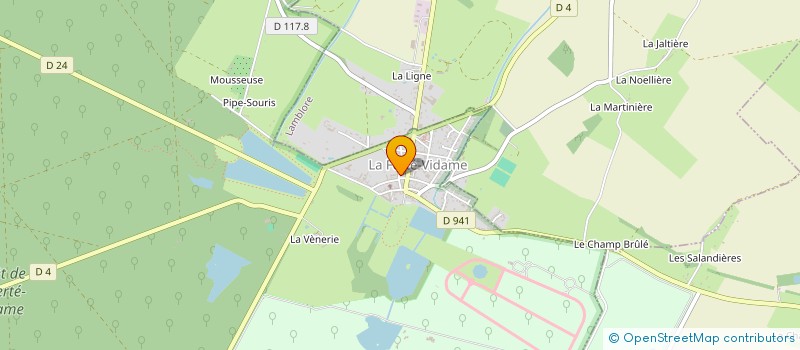 localisation de l'entreprise SCI DE L ETOILE à LA FERTE-VIDAME