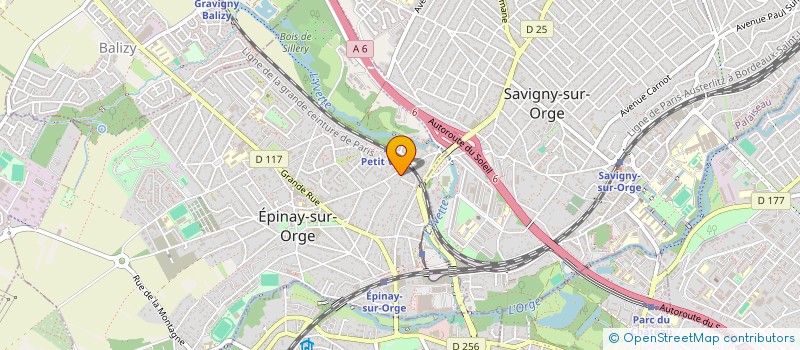 localisation de l'entreprise SCI DE L'ETOILE à MORSANG-SUR-ORGE