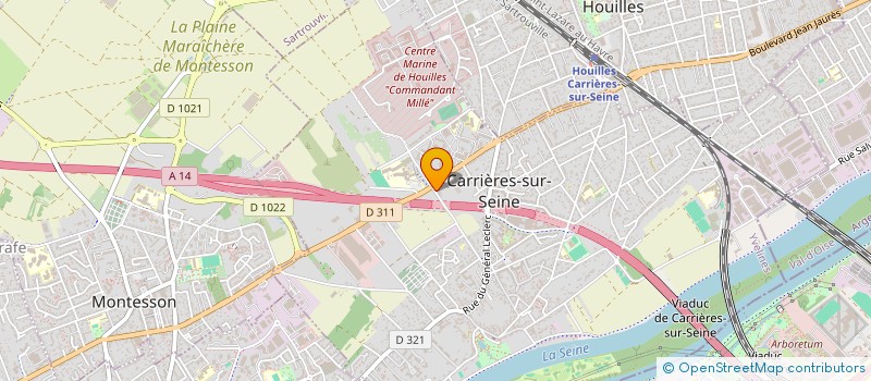 localisation de l'entreprise SCI DE L ETOILE  CARRIERES-SUR-SEINE