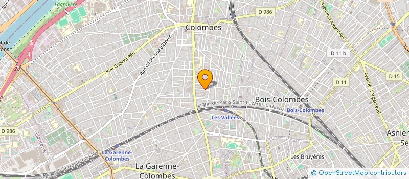 localisation de l'entreprise SCI DE L'ETOILE à COLOMBES