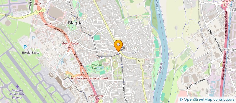 localisation de l'entreprise SCI DE L'ETOILE à BLAGNAC